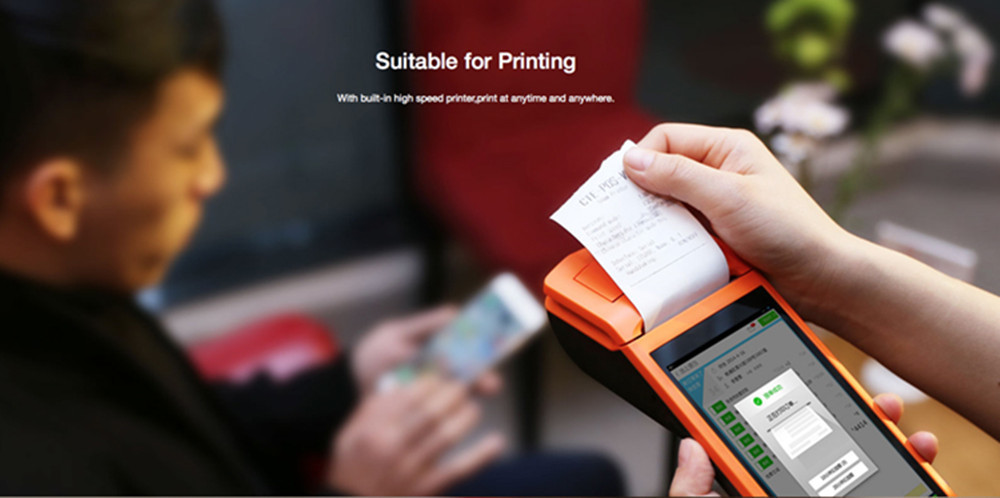 Touch Display 5.5 Inch Wireless Point Of Sale Terminals With Sim Card Slot