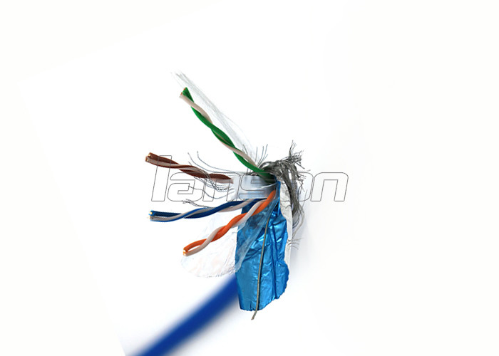 PVC Jacket Ethernet Cat6 Lan Cable Cat6 UTP Cable 0.57mm Solid Copper