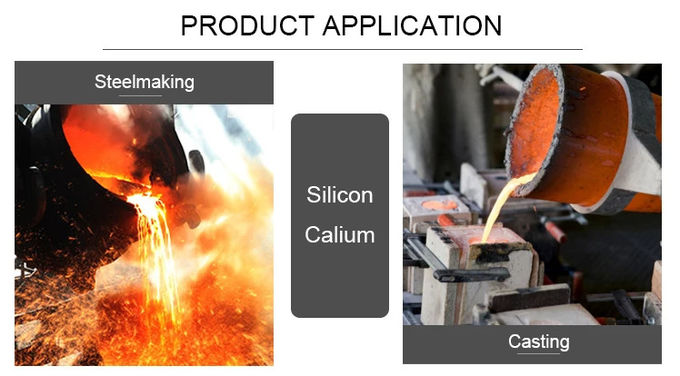 Deoxidizer Desulfurizer Calcium Silicon Alloy Ca 30% Si 60% 2