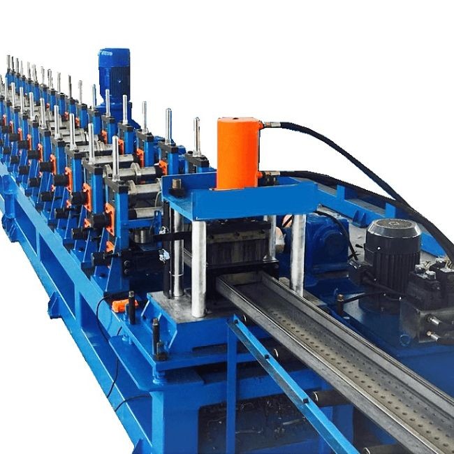 high Speed Metal Scaffolding Plank Roll Forming Machine With Mitsubishi PLC