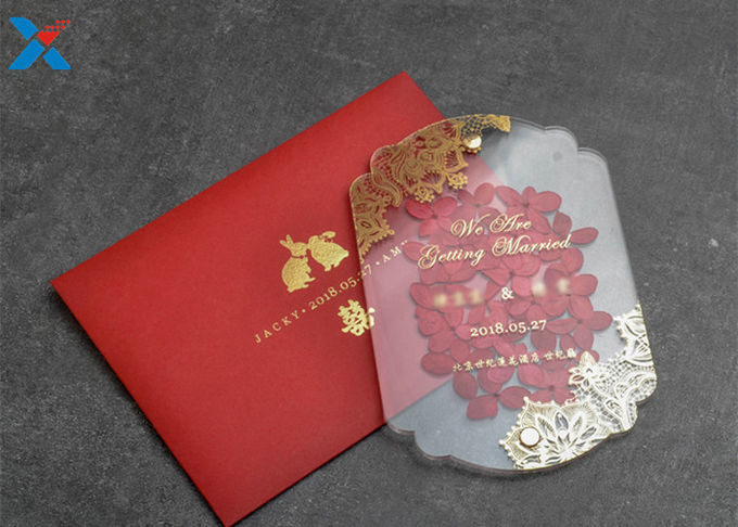 High Transparency Acrylic Gifts Cards Invitation Box Polycarbonate Sheet Plastic Glass