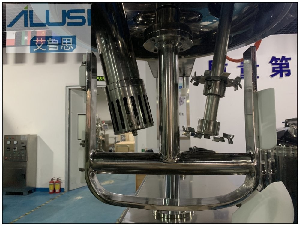 500L Cosmetic Toothpaste Production Line, 1 - 65 r.p.m Toothpaste Emulsifier Making Machine