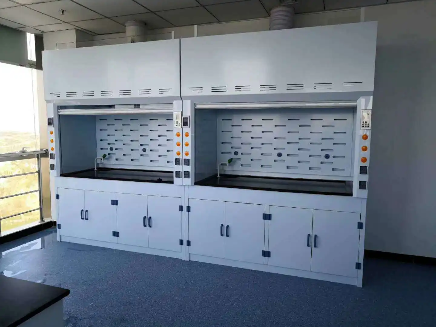 Jewelry Pickling Laboratory Fume Hood with PP Stainless Steel Anti-Corrosive Material