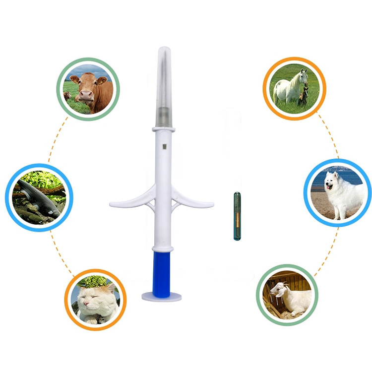 ICAR Certificate Animal Microchips Transponder With 15digits Unique Global Number