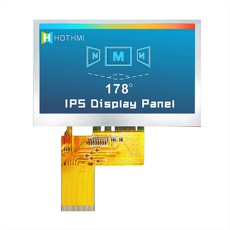 800x480 LVDS 4.3 Inch TFT Display Sunlight Readable TFT-H043A13SVIST6N40