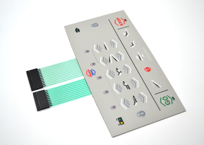 Moisture Proof LED Membrane Switch Embossed Tactile Keypad For Medical Instruments