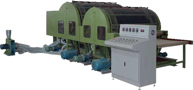 PP PET Goose Down Polyester Staple Fiber Carding Machine Carding Equipment 45m Min