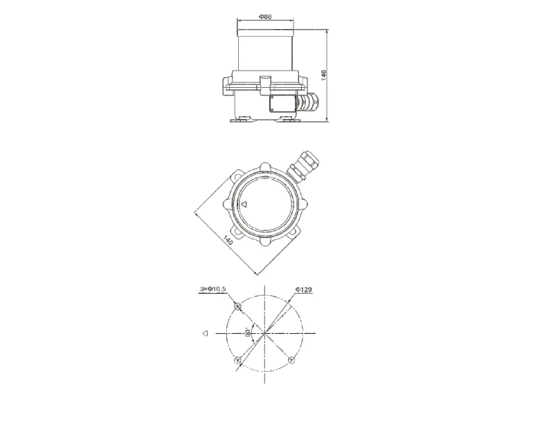 CXH□-2L Marine LED Navigation Signal Light IEC 60598 GB/T 3028