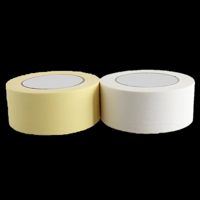 Beige Crepe Paper Masking Tape Pressure Sensitive Adhesive Withstands Up To 200°F No Uv Resistance