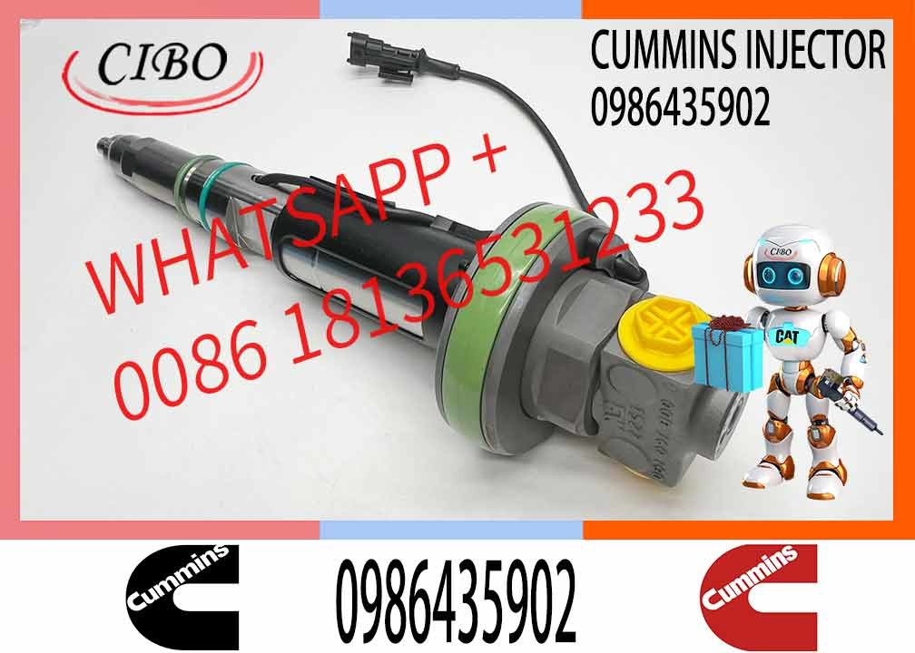 Fuel Injector Assembly 2881089 F00BJ00002 01986435613 0986435902 0986435905 For Qsk19 Engine