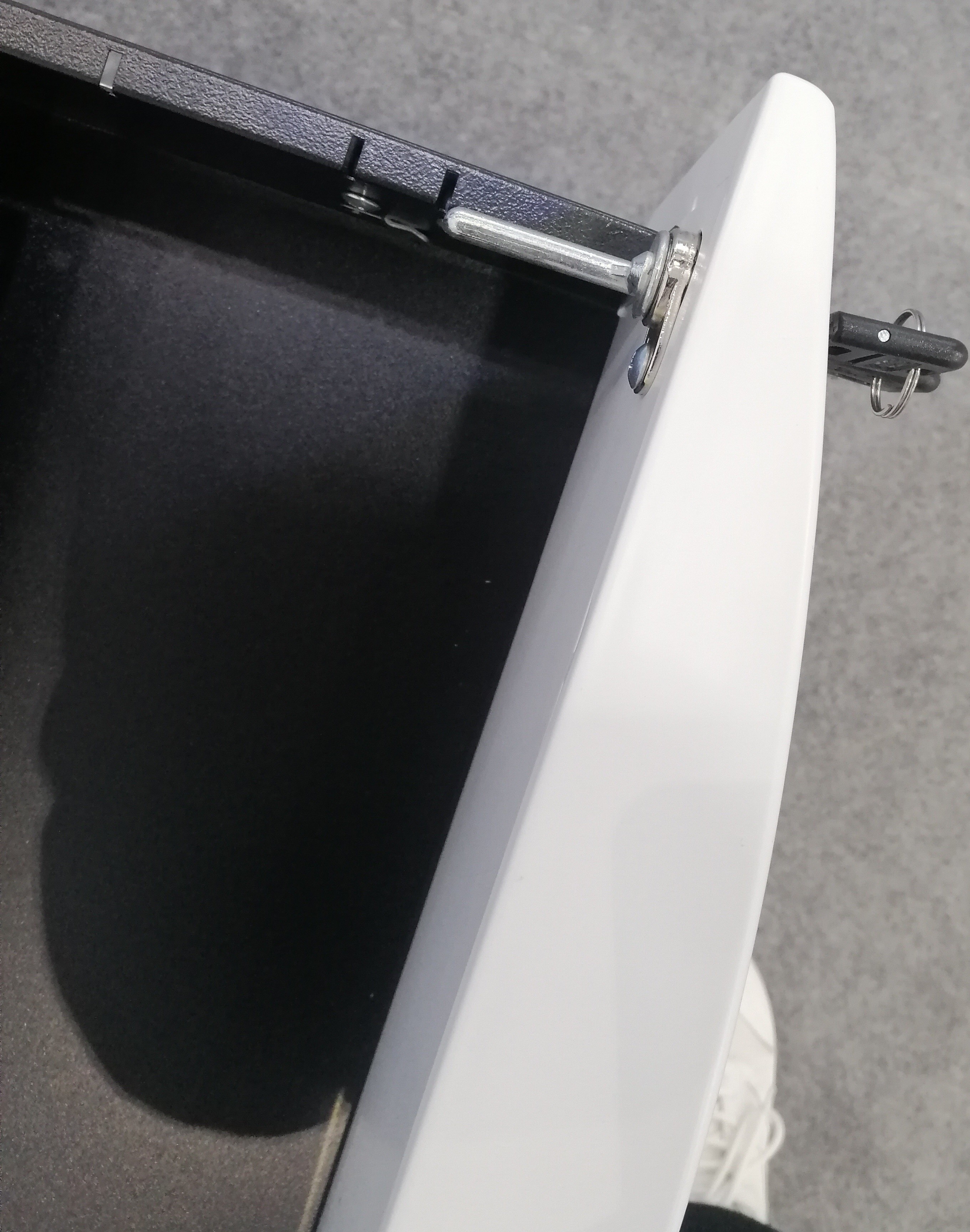 SPCC 3 Drawer Mobile Filing Pedestal Curved Front 0.7mm Thickness