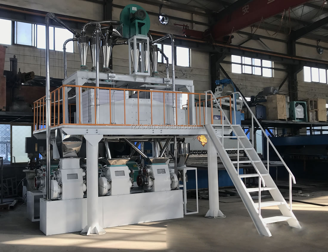 10-20 Ton Automatic Feeder Wheat Milling Machine for South Africa Flour Milling Plant