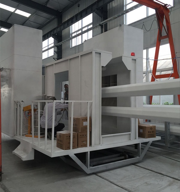 Overhead Conveyor Electrostatic Powder Coating Line For Aluminium Profile