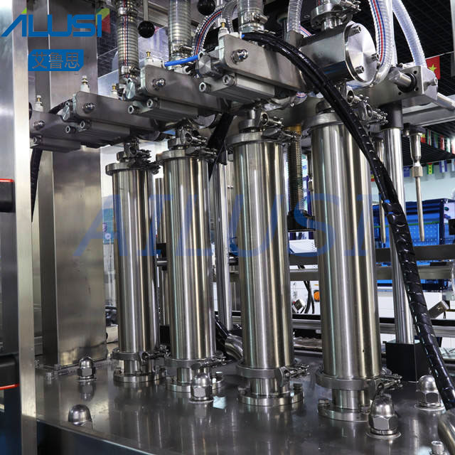 Automatic 4 Heads Pneumatic Piston Filling Machine For Liquid Soap Shampoo Bath Gel