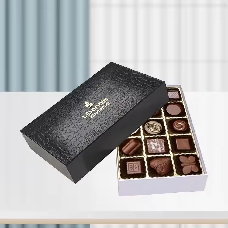 Crocodile Paper Food Paper Gift Box Baklava Sweet Box Customized Baklava Sweet Box