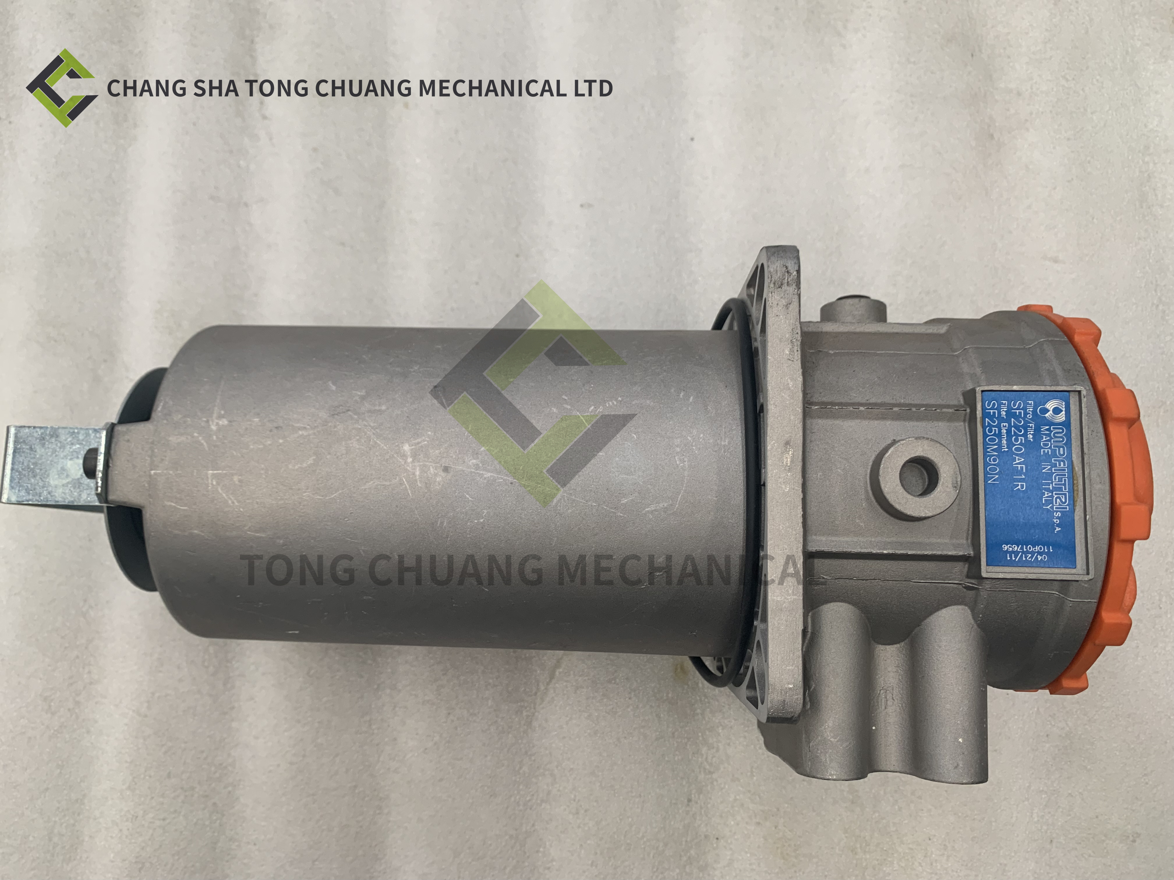 Arm Pump, Constant Pressure Pump Oil Suction Filter Assembly SF2250AF1RM90V for Zoomlion Concrete Pump Truck 1010600435