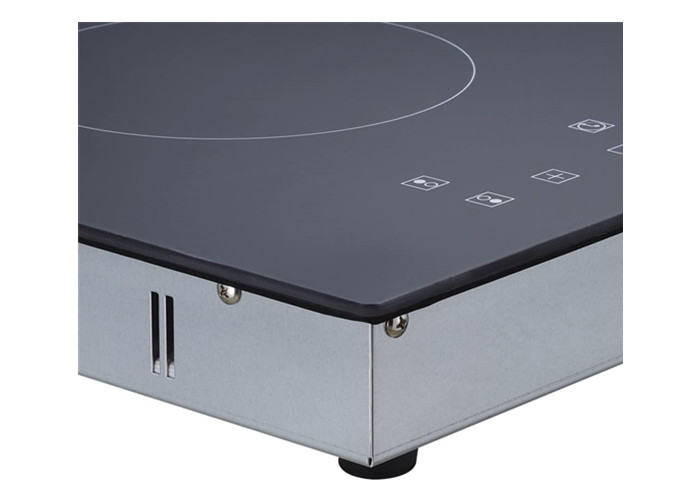 Ceramic Surface Radiant 2 Burner Infrared Cooktop with 9 power levels