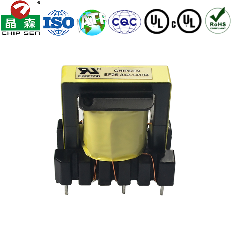 One-stop Solution Custom 1A 4Ω 12V LED High Frequency Power Transformers EF25 AC Common Mode Chokes for SMPS