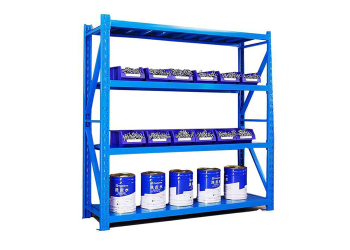 47ft 4 Tier Storage Shelves Galvanized Steel Bolted Connections