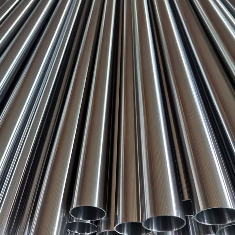 Mirror Hairline Polished Stainless Steel Round Pipe ASTM A213 ISO9001