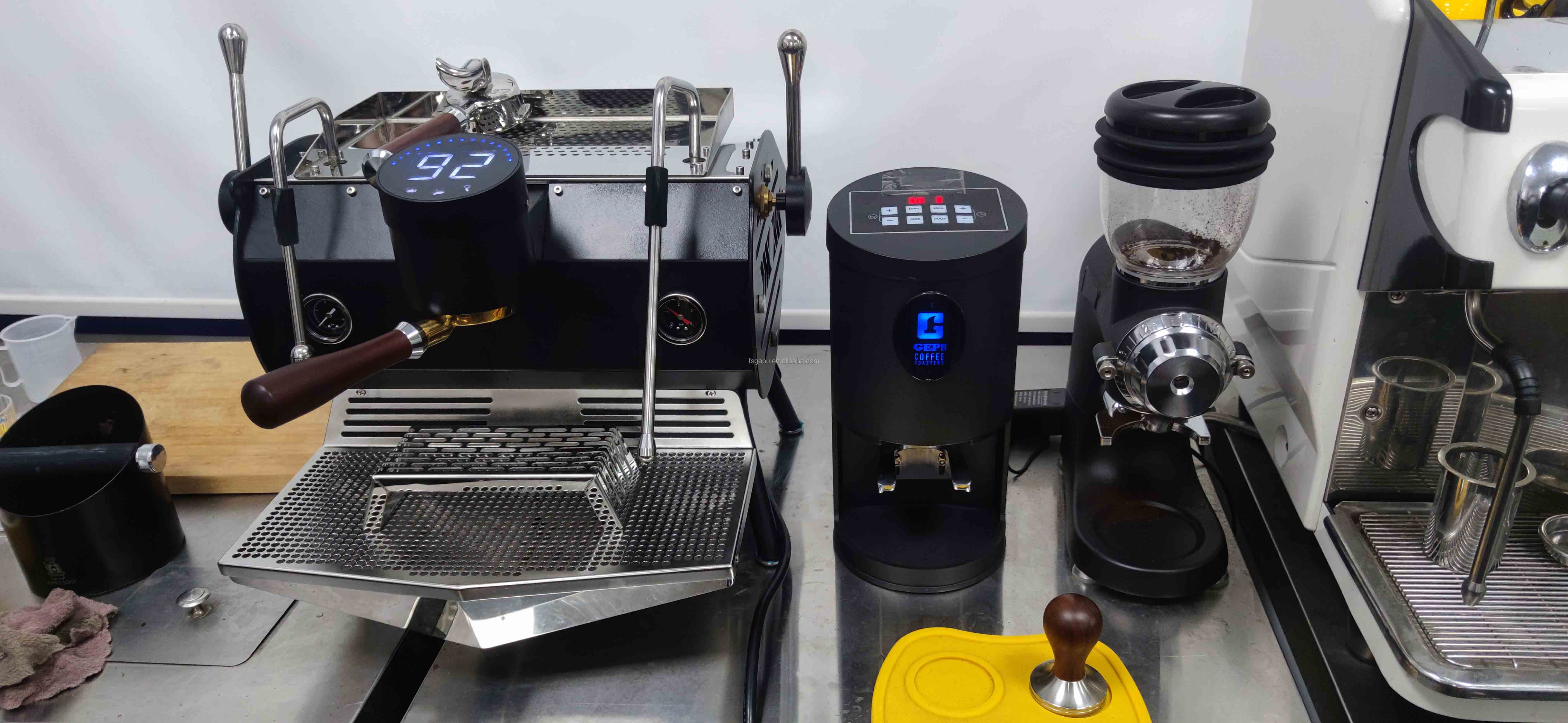 Professional 6.0L Dual Boiler Semi-Automatic Espresso Machine with 5 0.5 0.5L Capacity