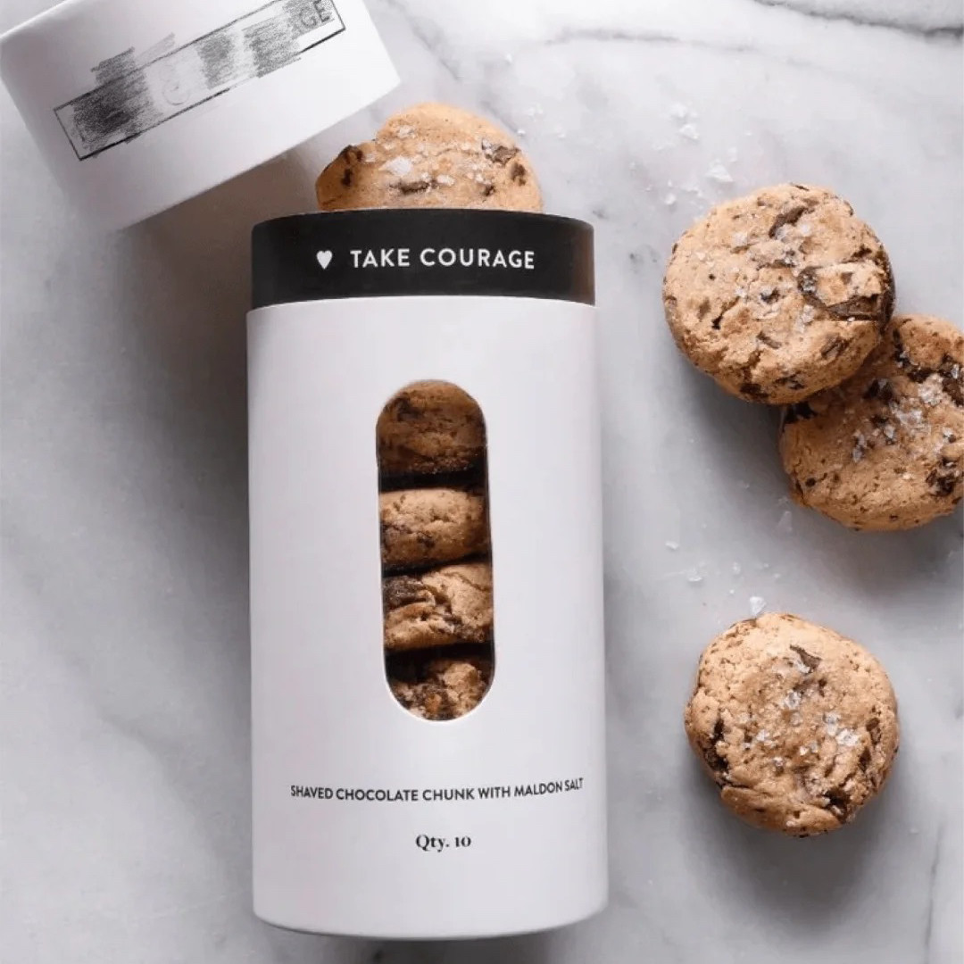 Food Grade Bio-Degradable Round Paper Tube With Window For Cookie Candy Stamping And Vanishing Printing Paper Can Packaging
