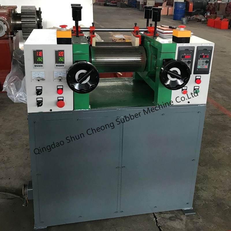 Automatic New Lab Rubber Plastic Mixing Mill , Open Rubber Mixing Mill