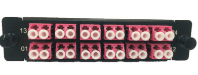12 Port Lc Fiber Patch Panel , HDP Multimode Patch Panel