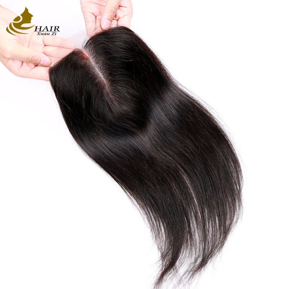 No Shedding Brazilian Lace Frontal Closure Human Hair 10 Inch-20 Inch