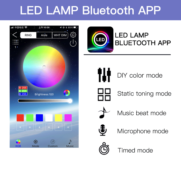 WS2812B WiFi BlueTooth Controller WS2811 SK6812 RGB Led Strip Controller