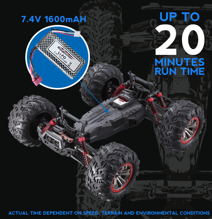 N516 2.4G 1/10 Scale Remote Control RC Car Off Road Radio Controlled Cars 80M