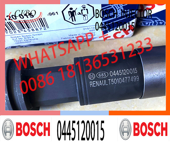 0445120014 0445120015 0445120016Hot Selling Common Rail Injector Common Rail Valve Assembly and Common Rail Nozzle
