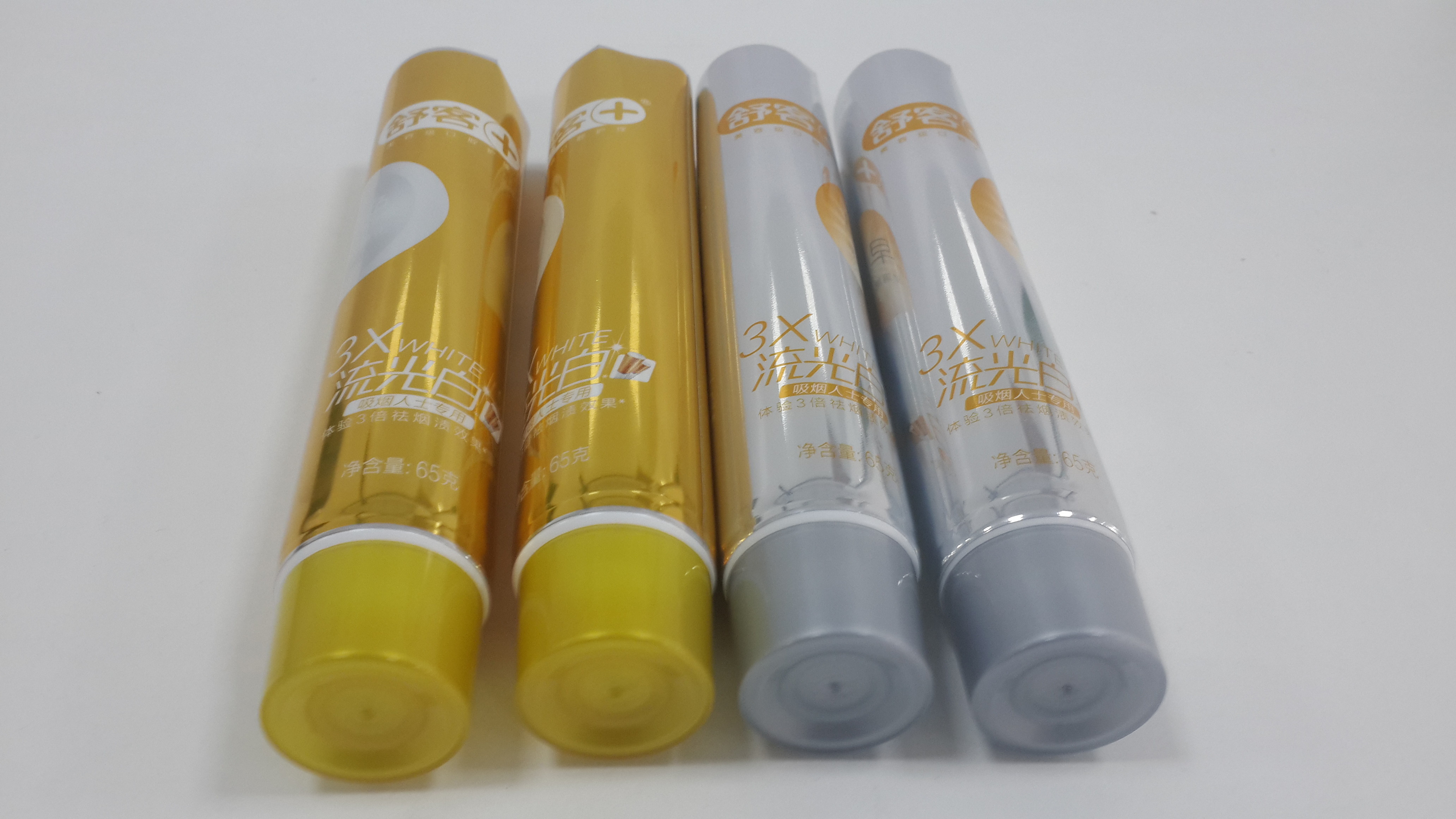 Aluminium Laminated Recycle Toothpaste Tube Withscrew On Cap 80 mm Length
