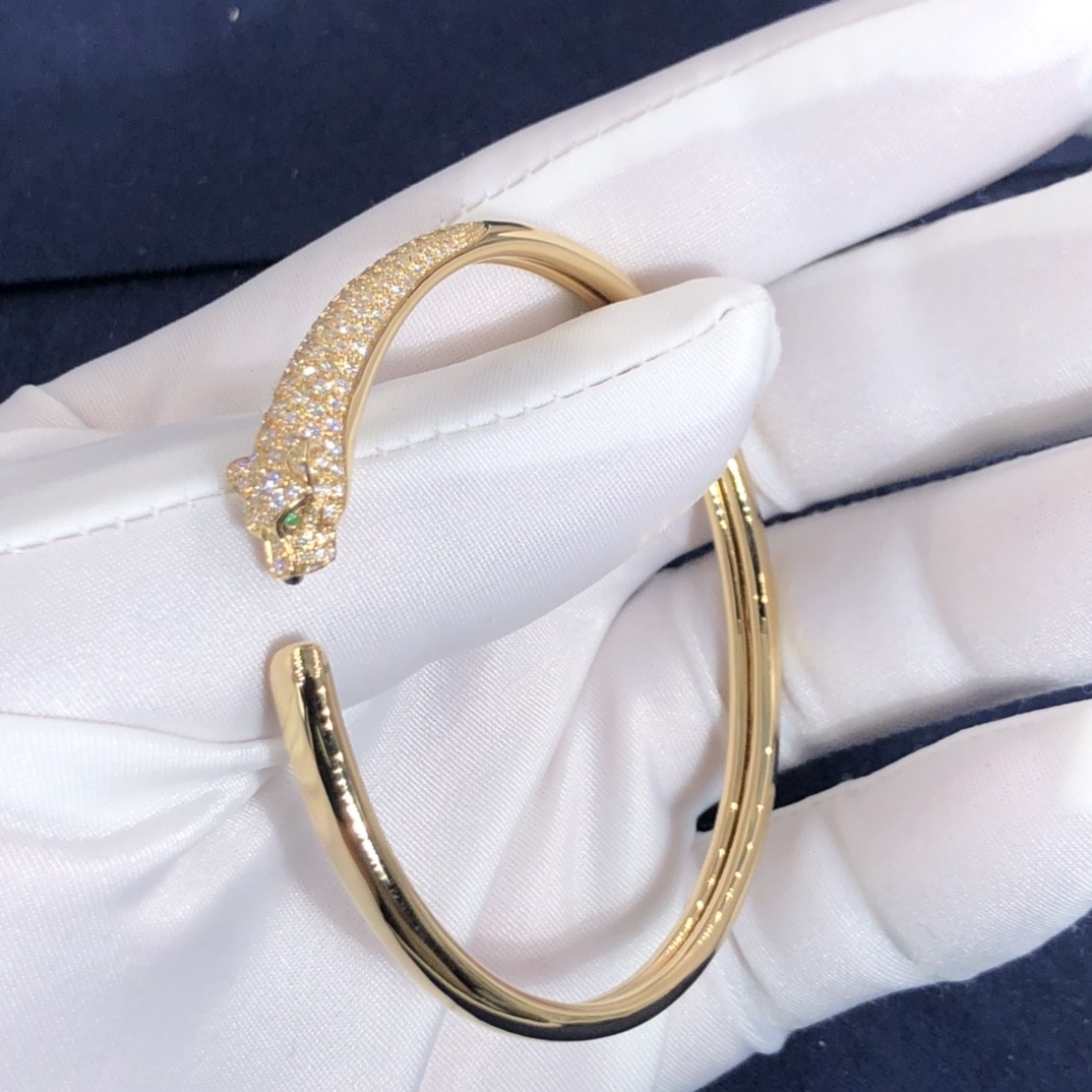 Car Tier PanthèRe De Car Tier Bracelet Fashion Luxury Bracelet Highend Custom 18k Gold Jewelry Natural Diamond
