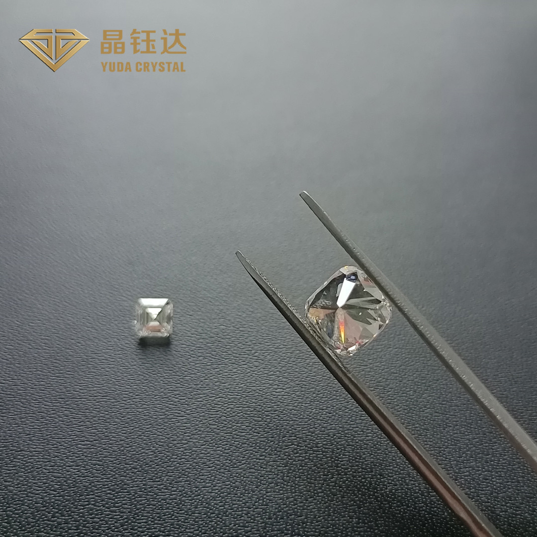 5 Carat 4 Carat 3 Carat Lab Made Diamond Rectangular Long CVD Grown Diamonds