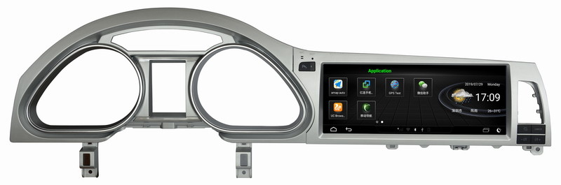 Ouchuangbo car radio gps navi for Audi Q7 2005-2015 with Bluetooth wifi 8 core USB SWC android 9.0 system