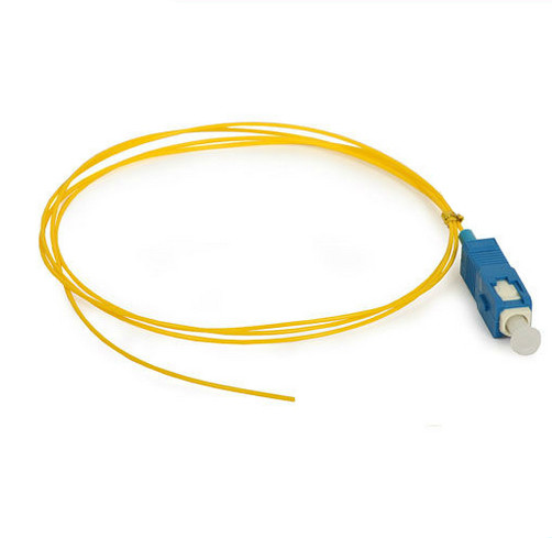 white color RoHS ISO LSZH/Low Insertion Loss and High Return Loss FC APC 0.9mm Fiber Optic Pigtail