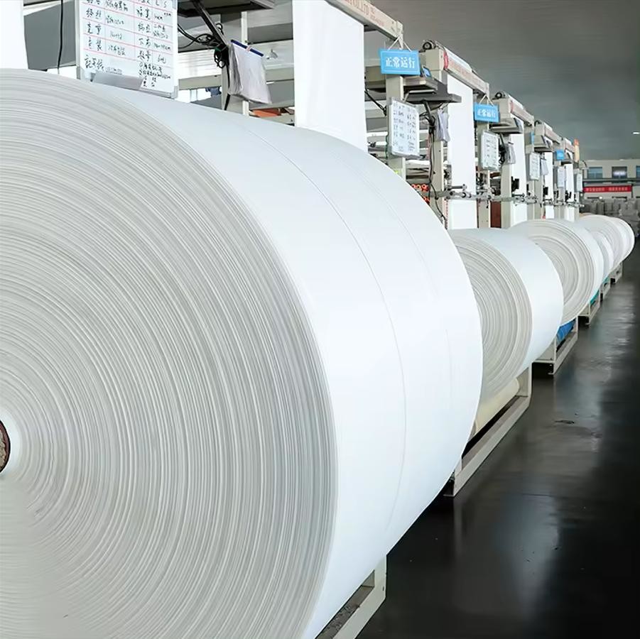 50GSM-200GSM PP Woven Bag Fabric Sack Roll Anti UV Customized