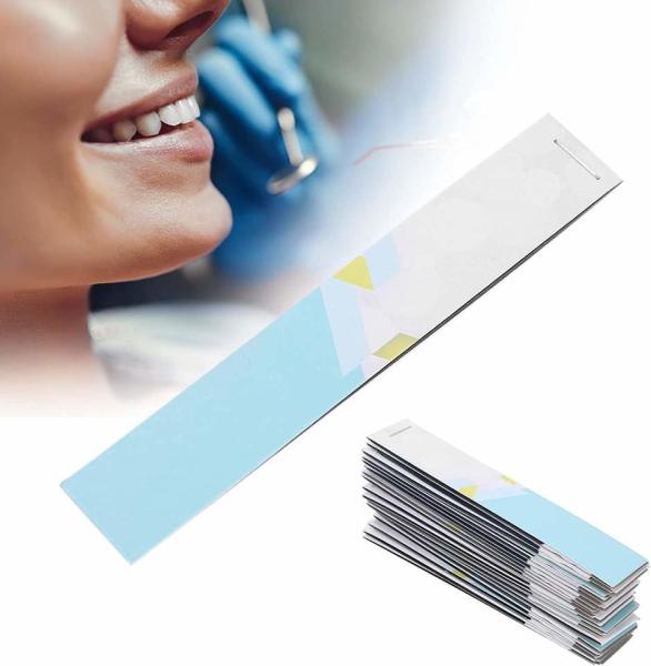 Dental Dentist Articulating Paper Blue Strips Dental Lab Products Straight Shape
