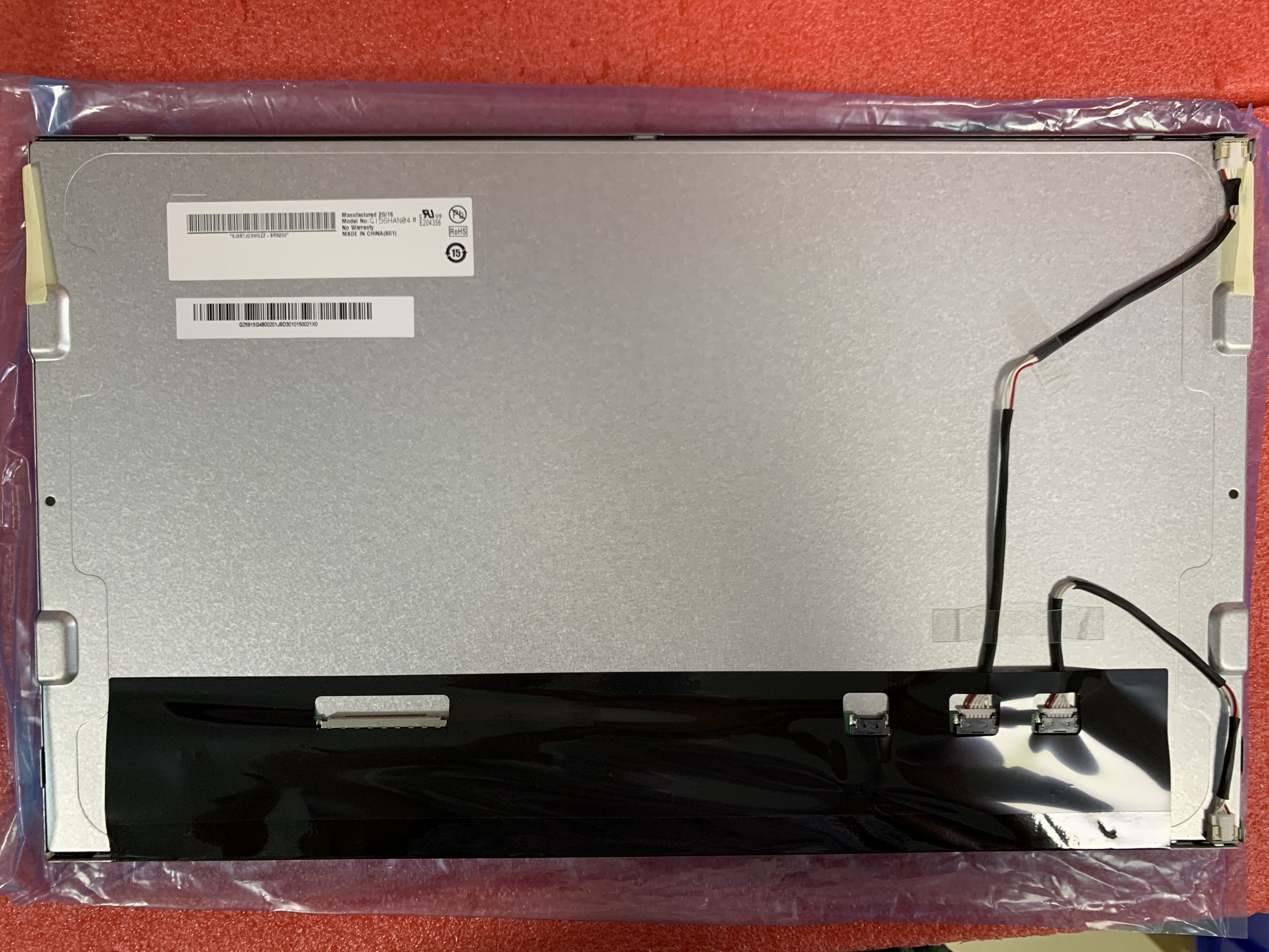 G156HAN04.0 15.6" 1920×1080 AUO Industrial TFT Panel Antiglare