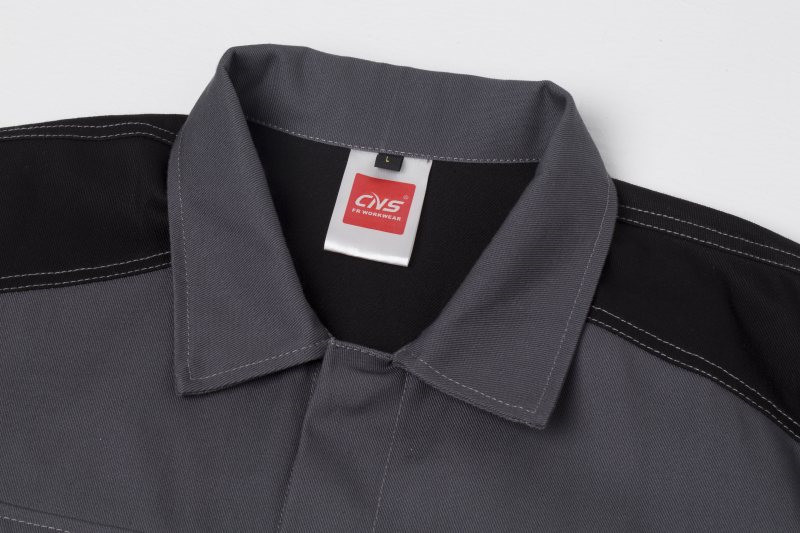 350gsm Fr Rated Winter Coats , EN11611 Fire Retardant Apparel With Studs