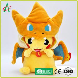 Buy cheap CPSIA Super Soft PP Cotton Filled Pikachu Action Figures product