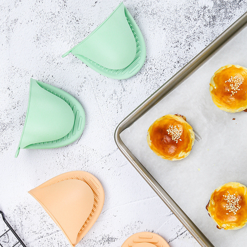 Silicone Oven Mitts Heat Resistant Mini Oven Mitts Rubber Oven Glove Silicone Cooking Pinch Grips Oven Mitts Potholders
