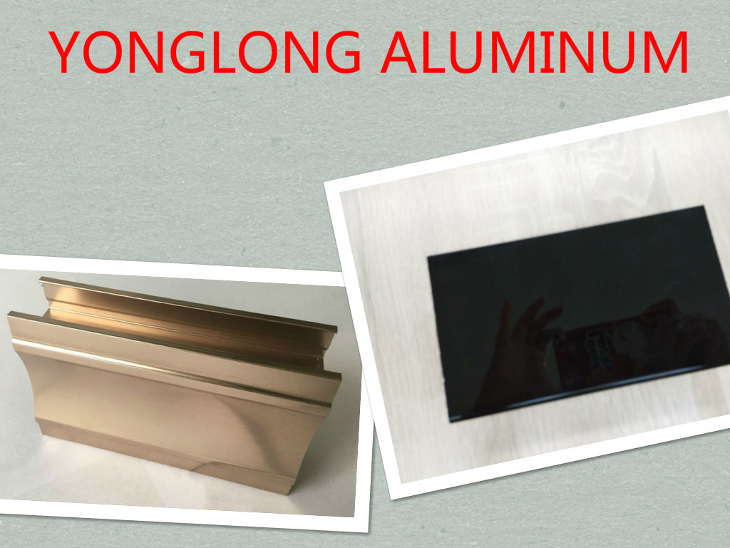 Electrophoresis Aluminum Window Screen Frame , 6060 6061 6063 Tile Trim