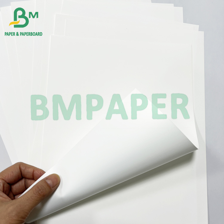 100mic White Waterproof PP PET Synthetic Paper Label Raw Material