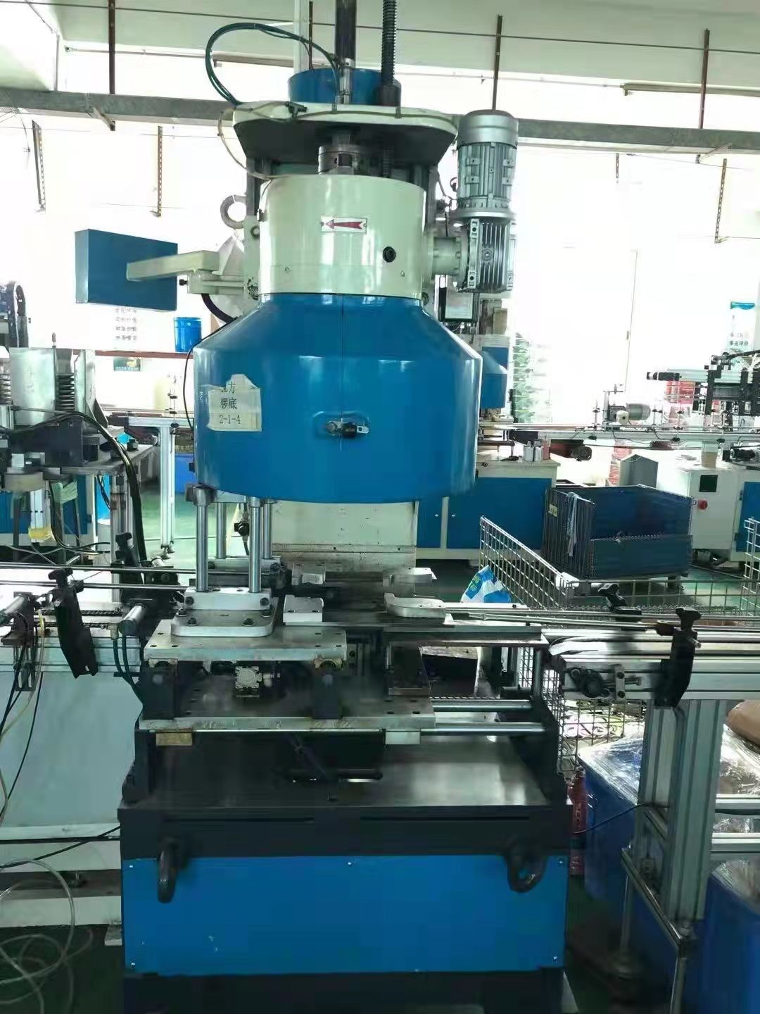 Used 1-5L Square Tin Can Making Machine For Engine Oil