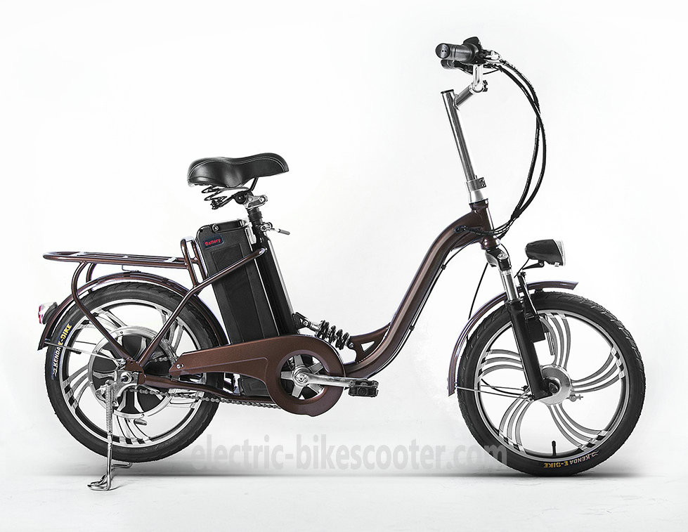 18 Inch Wheel Suspension Frame Electric Cruiser Bike With 250w Brushless Motor
