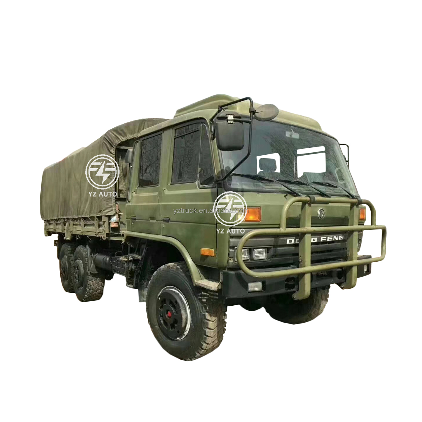 4500 1250mm Wheelbase AWD Truck Troop Carrier 6x6 Off Road Vehicle Manual Transmission