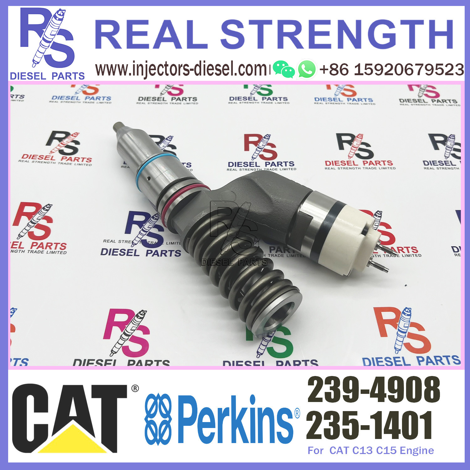 3406E Engine Perkins Diesel Injector 253-0619 10R-7232 239-4908 For Caterpillar