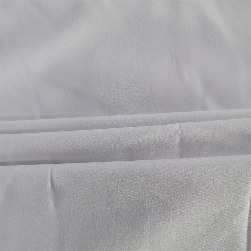 Sublimation 145gsm White Polyester Spandex Fabric , 150cm Woven Fabric Polyester